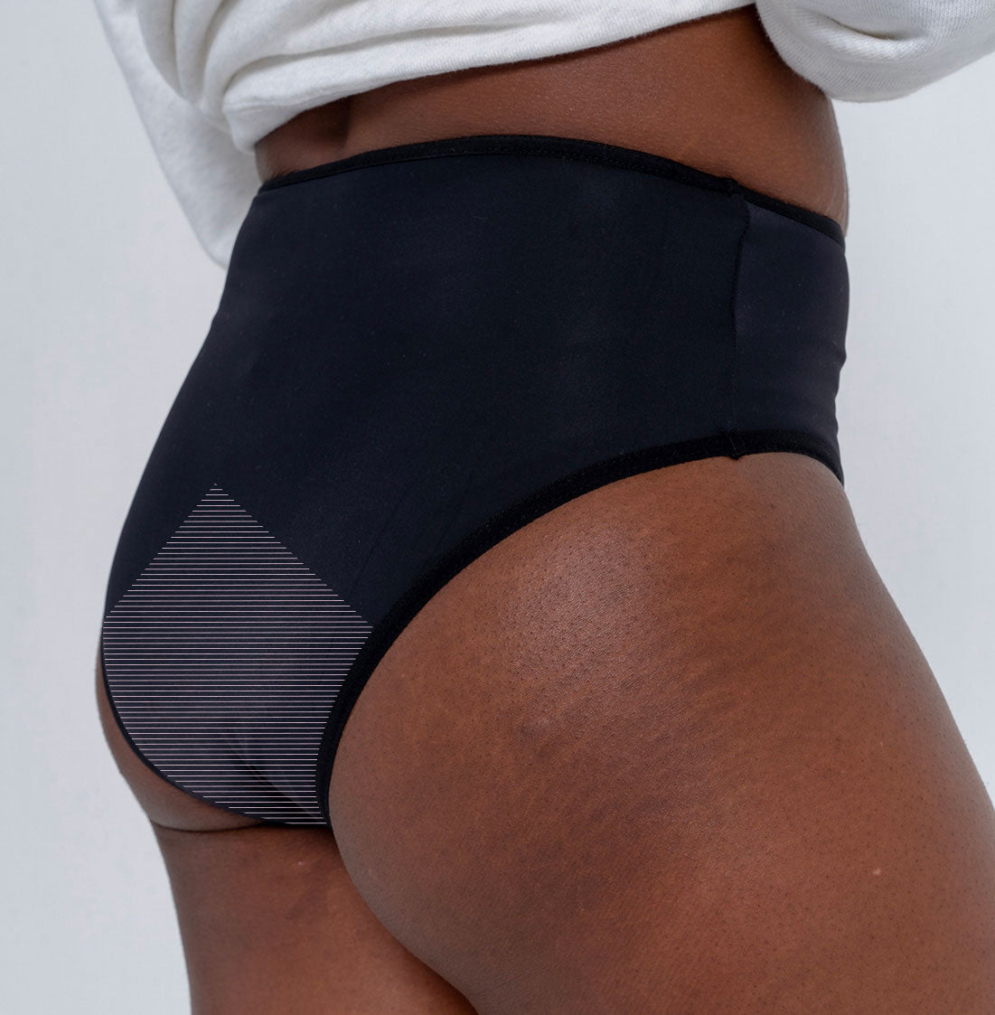 Culotte Taille Haute Noire Flux Power ++