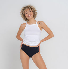 Culotte Taille Haute Noire Flux Power ++